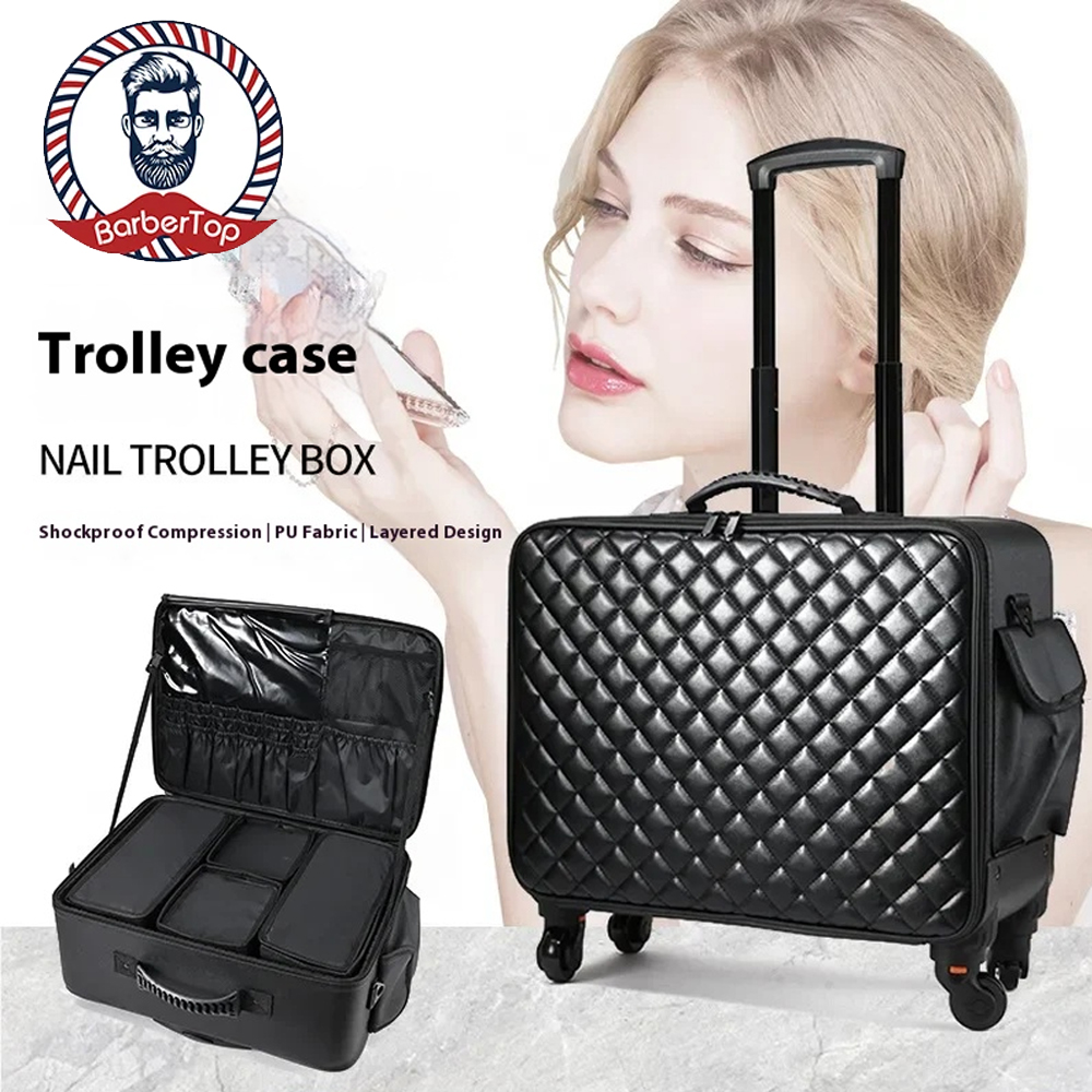 Travel Accessories Logo - Travel Makeup Artist Bag Luggage Cosmetic