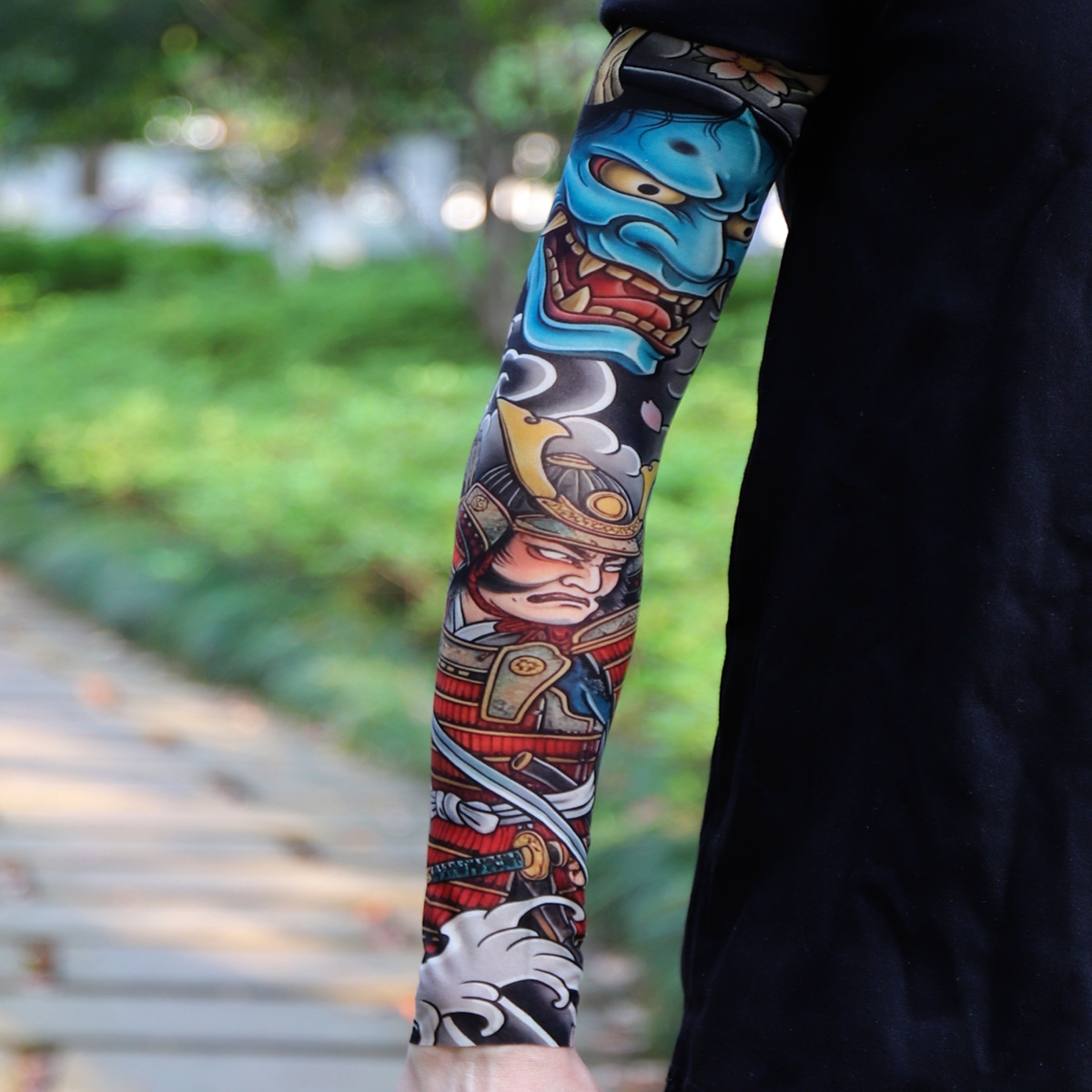 Travel Accessories Aesthetic - Ultra thin seamle Tattoo Flower Arm