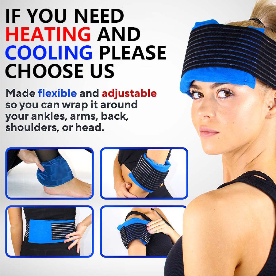 First Aid Travel Kit - Reusable Gel Freezable Hot Cold Pack