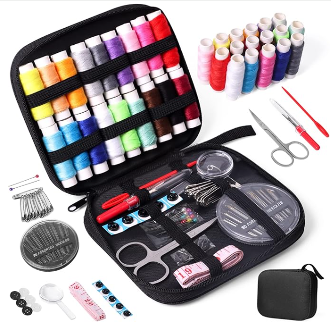 Travel Accessories To Sew - Sewing Kit with Sewing Accessories, Bobbins