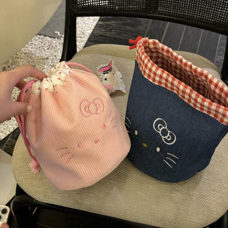 Travel Accessories Logo - Sanrio Hello Kitty Portable Cosmetic Pouch