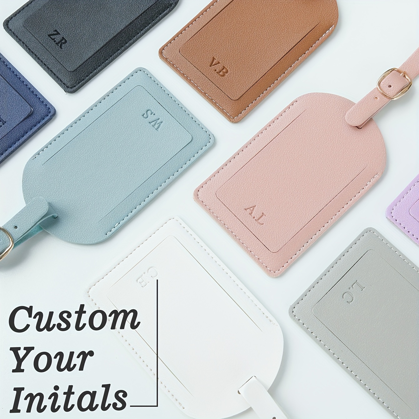 Travel Accessories Logo - 1PC Custom Initials Luggage Tag for