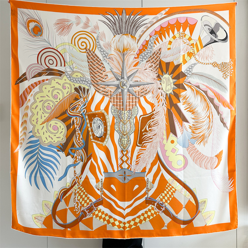 Travel Accessories Aesthetic - Designer Silk Scarf Women Spring Herm
