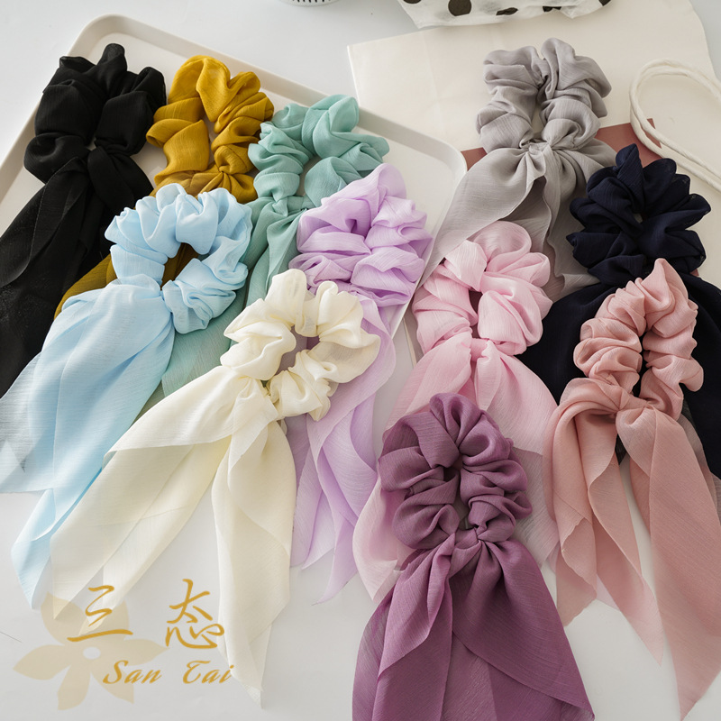 Travel Accessories Aesthetic - 1Pc Fashion 25cm Chiffon Long Ribbon