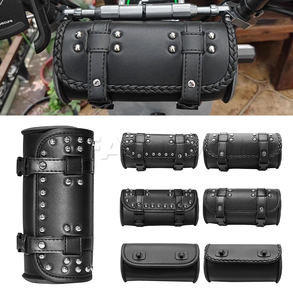 Travel Accessories Logo - Motorcycle Fork PU Leather Travel Pouch
