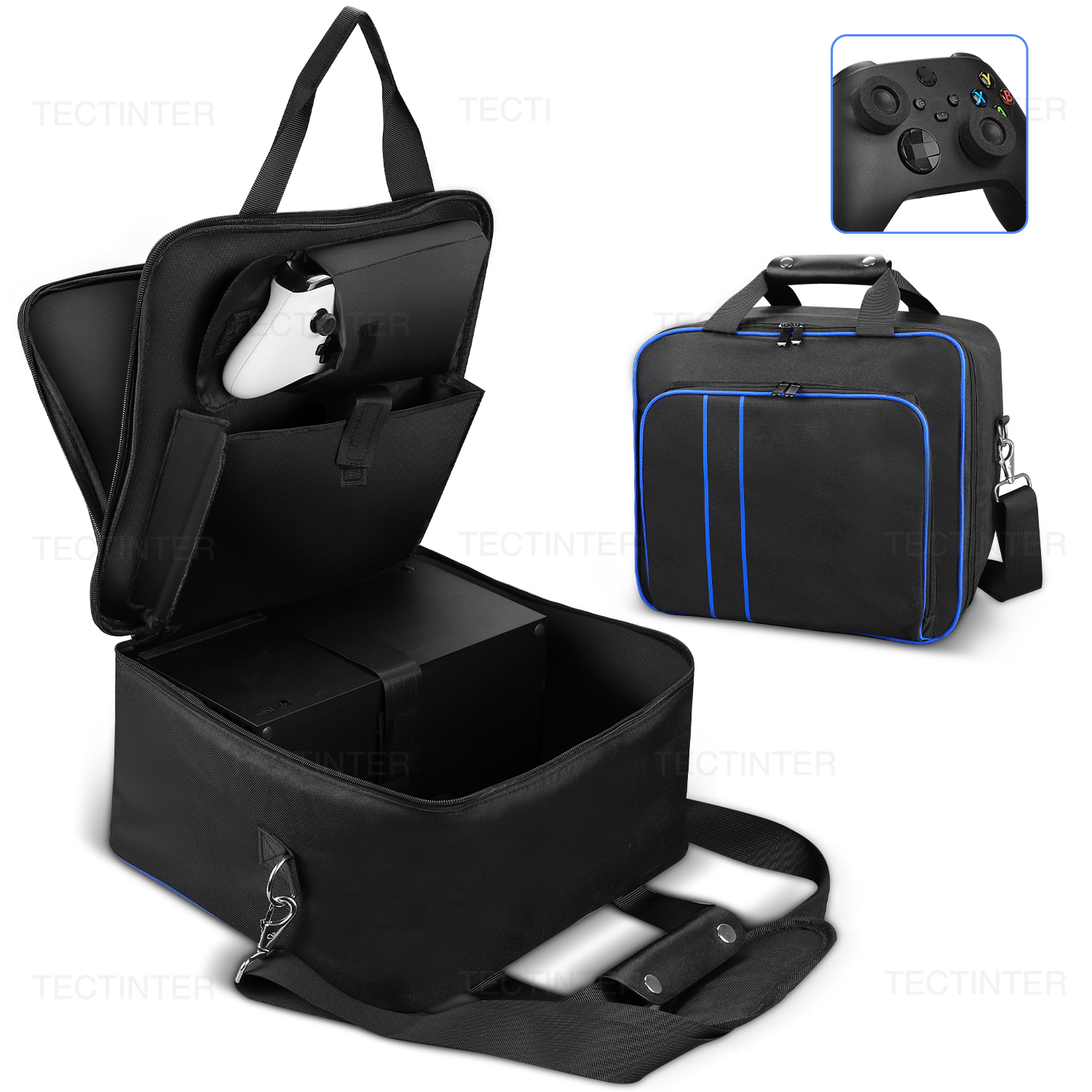 Xbox Travel Accessories - Carrying Case Storage Bag For Xbox