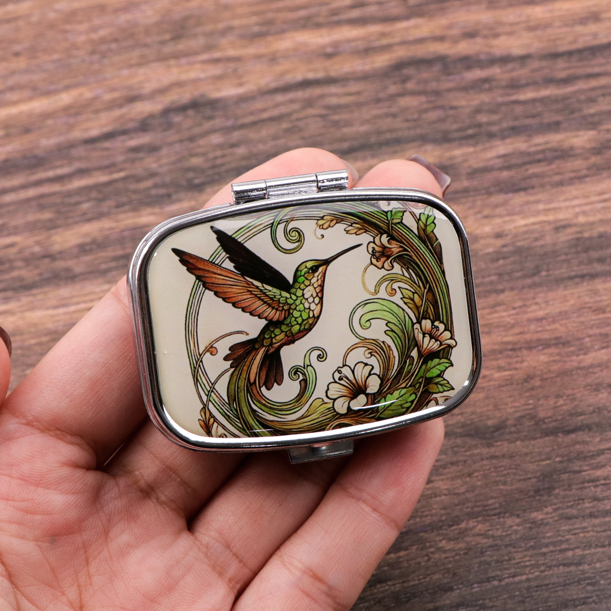 Travel Accessories For Japan - Cute Bird Cartoon Travel Pill Organizer