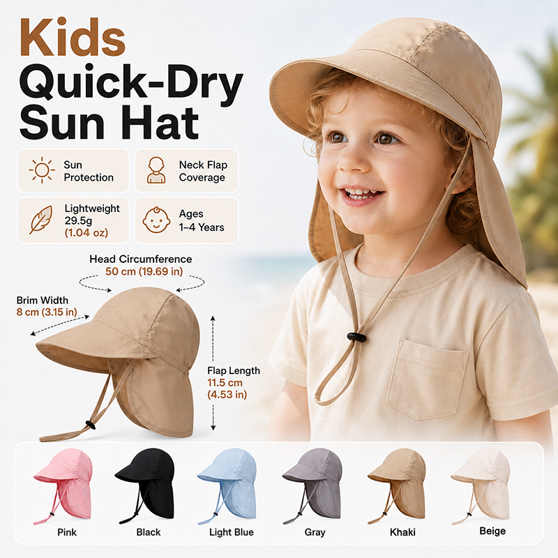 Travel Accessories With Baby - Quick Dry Baby Hats Summer Thin