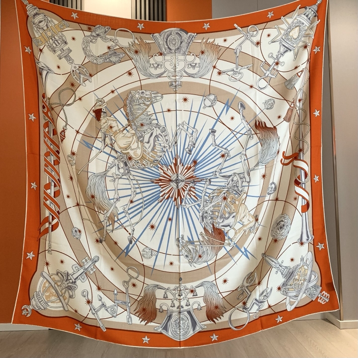 Travel Accessories Aesthetic - Luxury Brand Scarf Large Silk Shawls