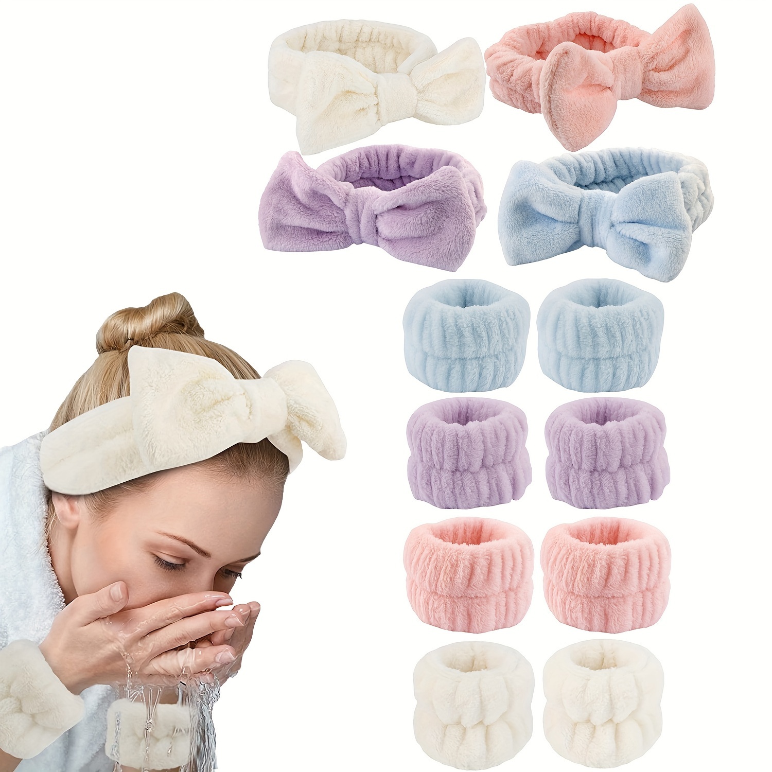 Travel Accessories Comfort - Women's Soft Plush Bow Headband |