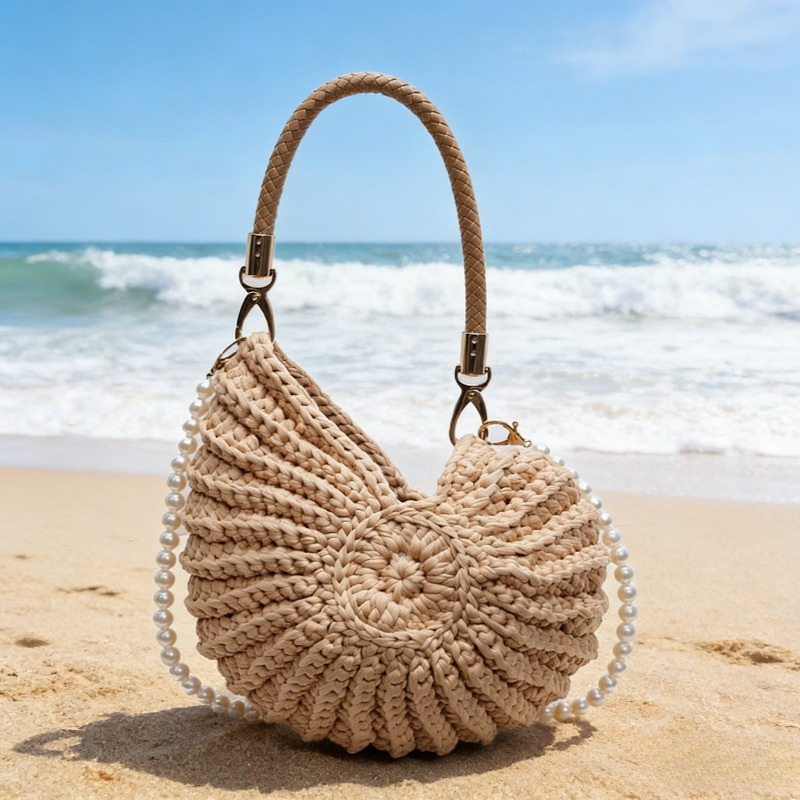 Travel Accessories - Shell Handbag, Large Capacity Bohemian Style,