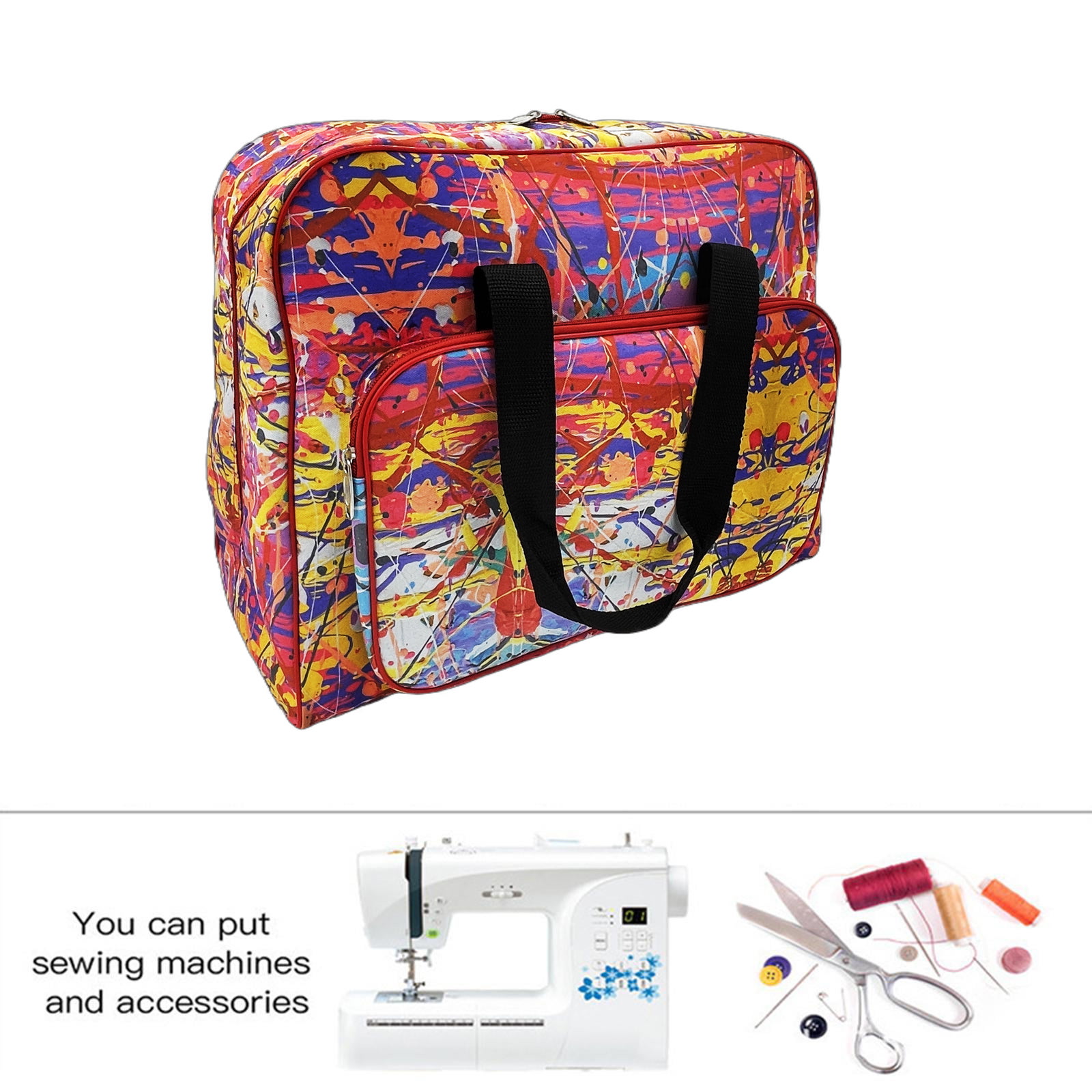 Travel Accessories To Sew - Sewing Machine Carrying Case, Sewing Accessories