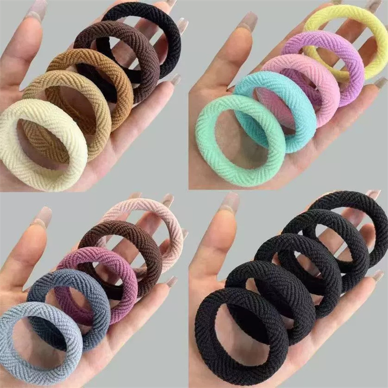 Travel Accessories Aesthetic - Simple, High-Elasticity, Seamless Hair Tie, Thickened