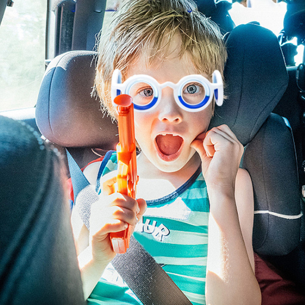 Travel Accessories For 6 Year Old - Motion Sickness Glasses Without Lens Anti-Nausea