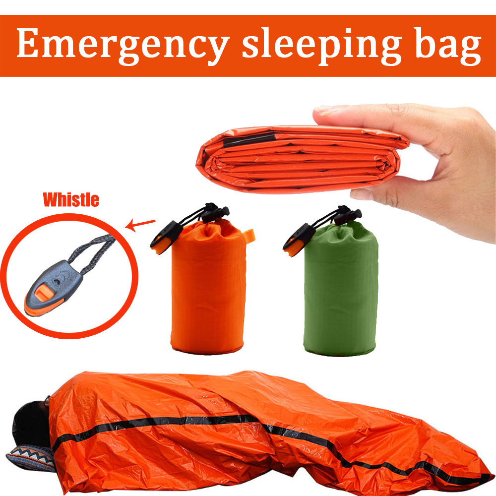 First Aid Travel Kit - Portable Waterproof Emergency Survival Sleeping Bag