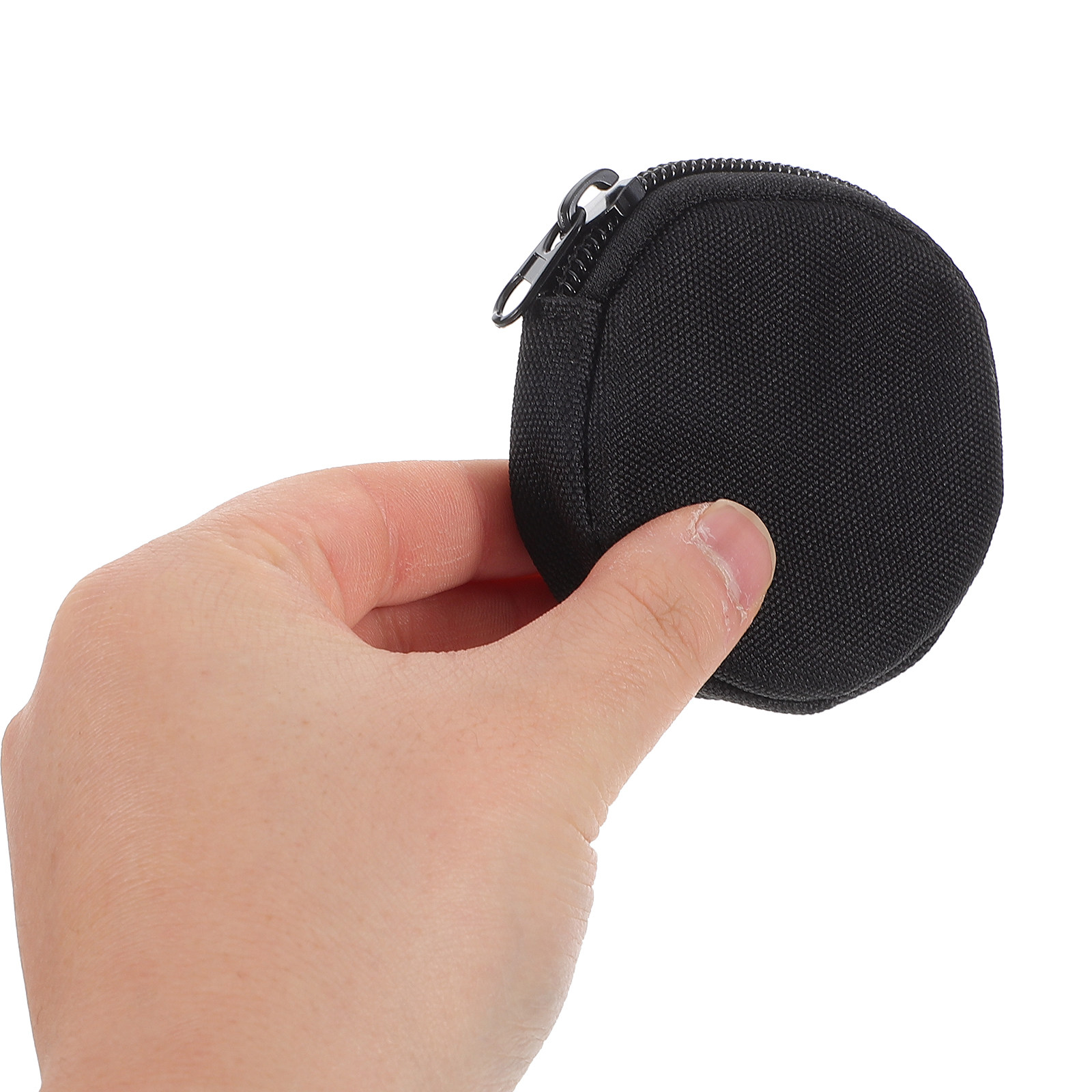 Cable Organizer Travel - Mini Round Zipper Storage Pouch Keychain