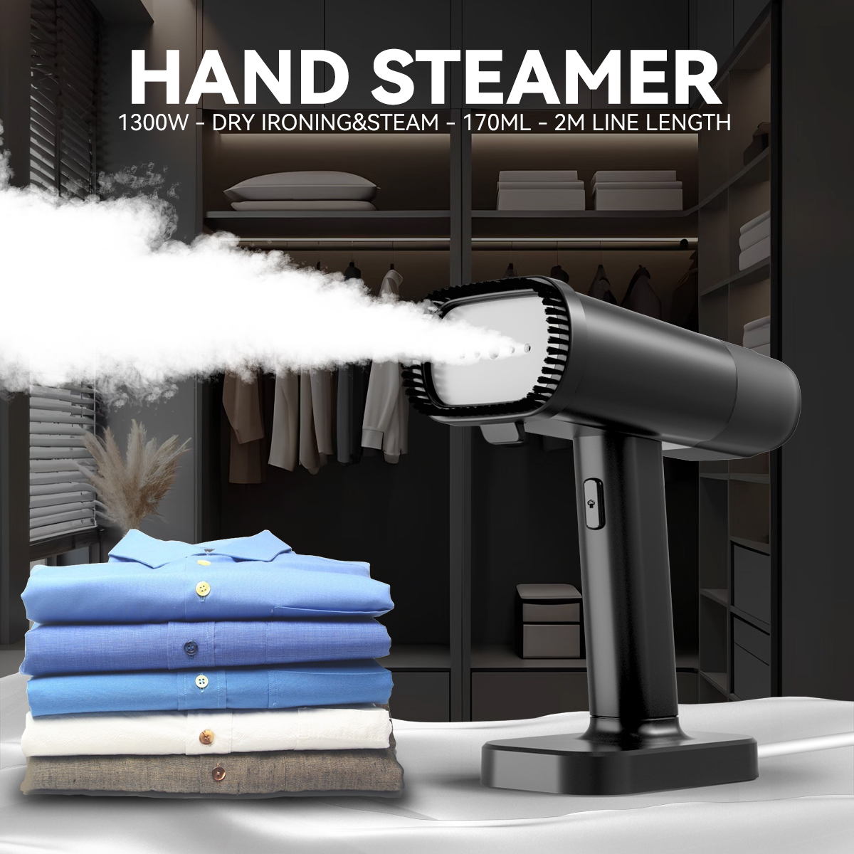 NEW 110V/220V New Strong Steam - Portable Steamer Clothes recensione e prezzo