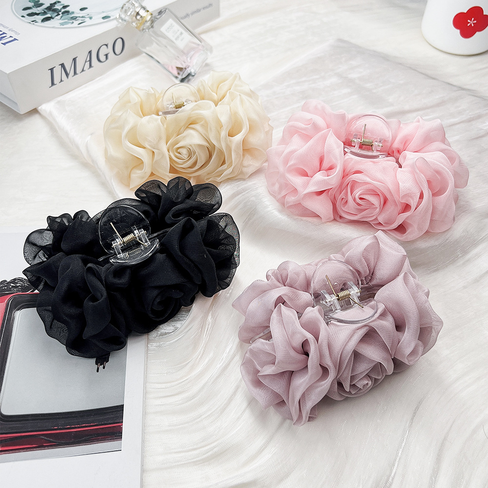 Spring Chiffon Hair Claw Folde - Travel Accessories Aesthetic recensione e prezzo
